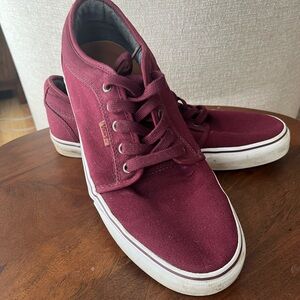 Vans Men's Burgundy Sneakers